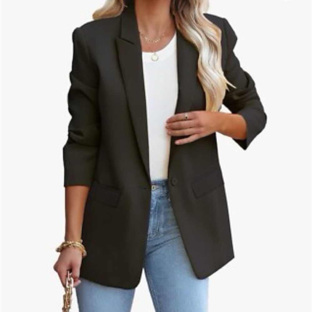 Classic Black Women's Blazer Size Large